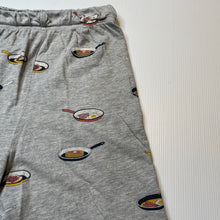 Load image into Gallery viewer, Unisex Target, organic cotton blend pyjama shorts, bacon &amp; eggs, FUC, size 14,  