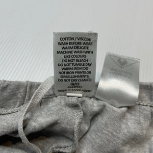 Unisex Target, organic cotton blend pyjama shorts, bacon & eggs, FUC, size 14,  