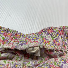 Load image into Gallery viewer, Girls PRECIOUS APRIL, lightweight floral cotton shorts, elasticated, GUC, size 6,  