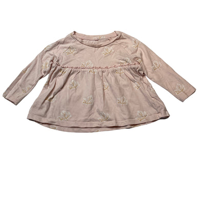 Girls Anko, cotton long sleeve top, GUC, size 1,  