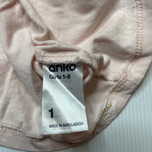 Load image into Gallery viewer, Girls Anko, cotton long sleeve top, GUC, size 1,  
