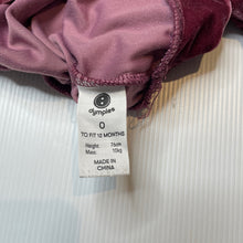 Load image into Gallery viewer, Girls Dymples, velour ruffle long sleeve top, EUC, size 0,  