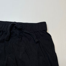Load image into Gallery viewer, Unisex Brilliant Basics, black cotton shorts, elasticated, EUC, size 5,  