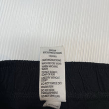 Load image into Gallery viewer, Unisex Brilliant Basics, black cotton shorts, elasticated, EUC, size 5,  