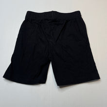 Load image into Gallery viewer, Unisex Brilliant Basics, black cotton shorts, elasticated, EUC, size 5,  