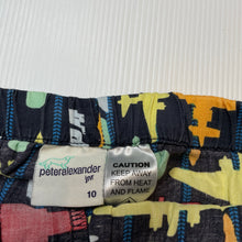 Load image into Gallery viewer, Boys Peter Alexander, lightweight cotton pyjama shorts, planes, GUC, size 10,  