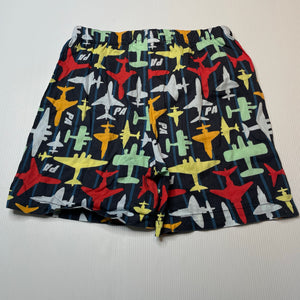 Boys Peter Alexander, lightweight cotton pyjama shorts, planes, GUC, size 10,  