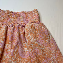 Load image into Gallery viewer, Girls Target, paisley print tiered skirt, elasticated, L: 40cm, GUC, size 16,  