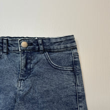 Load image into Gallery viewer, Girls 1964 Denim Co, stretch denim jean shorts, adjustable, GUC, size 5,  