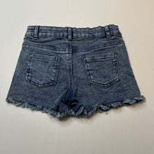 Load image into Gallery viewer, Girls 1964 Denim Co, stretch denim jean shorts, adjustable, GUC, size 5,  