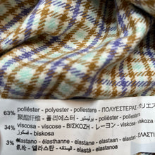 Load image into Gallery viewer, Girls Zara, checked box pleat skirt, adjustable, L: 36.5cm, EUC, size 13-14,  