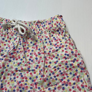 Girls Milkshake, lightweight cotton shorts, elasticated, GUC, size 7,  