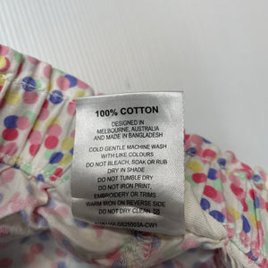 Girls Milkshake, lightweight cotton shorts, elasticated, GUC, size 7,  