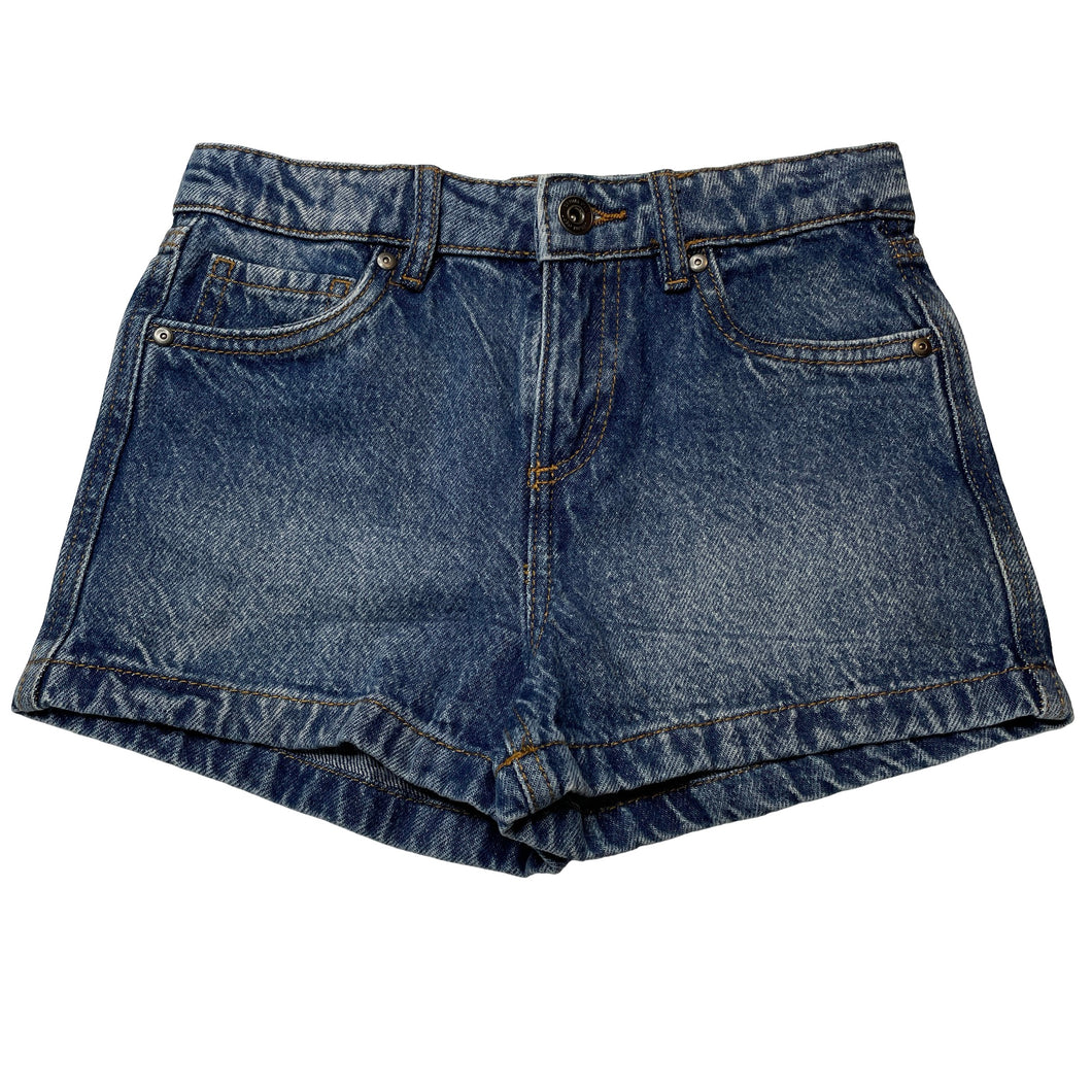 Girls Anko, blue denim jean shorts, adjustable, NEW, size 8,  