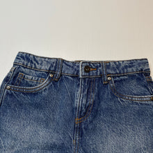 Load image into Gallery viewer, Girls Anko, blue denim jean shorts, adjustable, NEW, size 8,  
