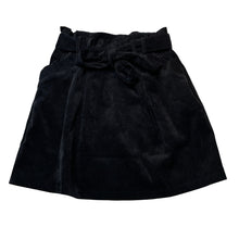 Load image into Gallery viewer, Girls Mooloola, black corduroy skirt, elasticated, L: 43cm, EUC, size 12,  