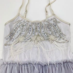 Girls TUTU DU MONDE, cotton lined tulle & sequin formal / party dress, FUC, size 6-7, L: 100cm