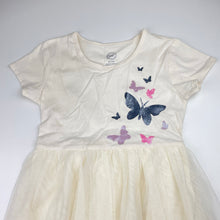 Load image into Gallery viewer, Girls Wonder Nation, cotton &amp; tulle dress, butterflies, EUC, size 7-8, L: 70cm