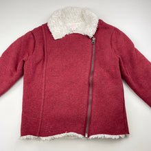 Load image into Gallery viewer, Girls Pumpkin Patch, fleece lined cotton jacket, FUC, size 6,  