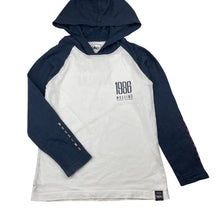Load image into Gallery viewer, Boys Mossimo, cotton hooded tee / top, wash fade, FUC, size 5,  