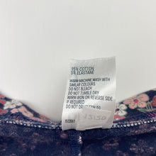 Load image into Gallery viewer, Girls Anko, floral leggings, elasticated, Inside leg: 46cm, FUC, size 7,  