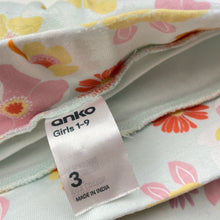 Load image into Gallery viewer, Girls Anko, floral cotton skirt, built-in shorts, FUC, size 3,  