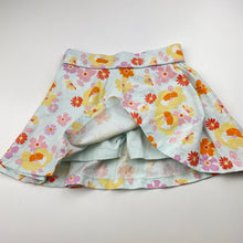 Load image into Gallery viewer, Girls Anko, floral cotton skirt, built-in shorts, FUC, size 3,  