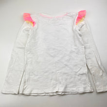 Load image into Gallery viewer, Girls Target, cotton long sleeve tee / top, flip sequin unicorn, FUC, size 6,  