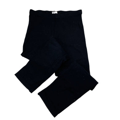 Girls Anko, black stretchy leggings, Inside leg: 45cm, GUC, size 7,  