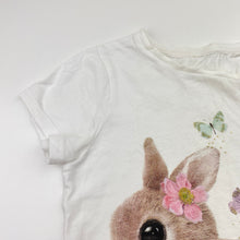 Load image into Gallery viewer, Girls H&amp;M, lightweight cotton tee / top, FUC, size 6-7,  