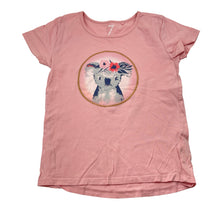 Load image into Gallery viewer, Girls Brilliant Basics, pink cotton tee / top, koala, GUC, size 7,  
