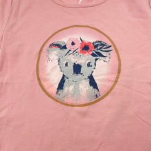 Load image into Gallery viewer, Girls Brilliant Basics, pink cotton tee / top, koala, GUC, size 7,  