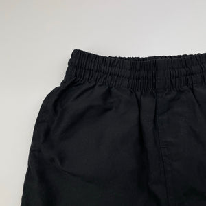 Unisex Anko, black lightweight school shorts, elasticated, GUC, size 4,  