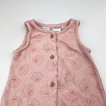 Load image into Gallery viewer, Girls Baby Berry, pink cotton romper, GUC, size 0,  