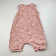 Load image into Gallery viewer, Girls Baby Berry, pink cotton romper, GUC, size 0,  