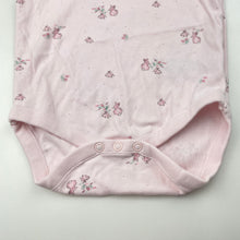 Load image into Gallery viewer, Girls Next, pink cotton bodysuit / romper, rabbits, EUC, size 0,  