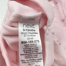 Load image into Gallery viewer, Girls Next, pink cotton bodysuit / romper, rabbits, EUC, size 0,  
