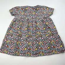 Load image into Gallery viewer, Girls Cotton On, stretchy floral casual dress, FUC, size 0, L: 37cm