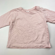 Load image into Gallery viewer, Girls Baby Berry, pink cotton long sleeve top, GUC, size 0,  