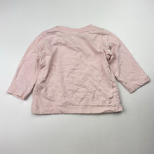 Load image into Gallery viewer, Girls Baby Berry, pink cotton long sleeve top, GUC, size 0,  