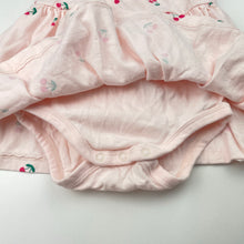 Load image into Gallery viewer, Girls Anko, cotton romper dress, cherries, EUC, size 0, L: 37cm