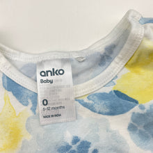 Load image into Gallery viewer, Girls Anko, floral bodysuit / romper, EUC, size 0,  