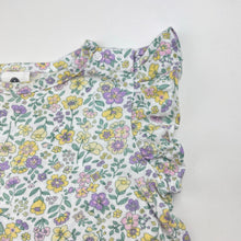 Load image into Gallery viewer, Girls Dymples, floral cotton top, FUC, size 0,  