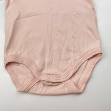 Load image into Gallery viewer, Girls Baby Berry, pink soft cotton bodysuit / romper, GUC, size 0,  