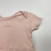 Load image into Gallery viewer, Girls Baby Berry, pink soft cotton bodysuit / romper, GUC, size 0,  