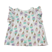 Load image into Gallery viewer, Girls Dymples, cotton tee / top, ice creams, GUC, size 0,  