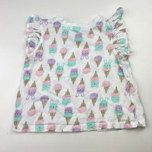 Load image into Gallery viewer, Girls Dymples, cotton tee / top, ice creams, GUC, size 0,  