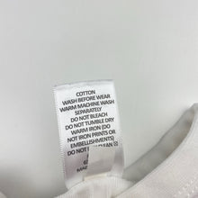 Load image into Gallery viewer, Unisex Target, white ribbed cotton bodysuit / romper, EUC, size 0,  