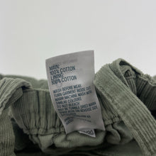 Load image into Gallery viewer, Unisex Anko, khaki corduroy cotton overalls, EUC, size 0,  