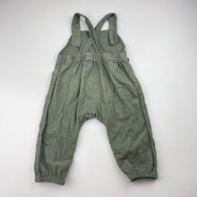 Load image into Gallery viewer, Unisex Anko, khaki corduroy cotton overalls, EUC, size 0,  